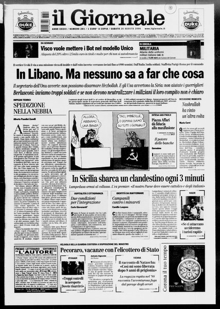 Il giornale : quotidiano del mattino